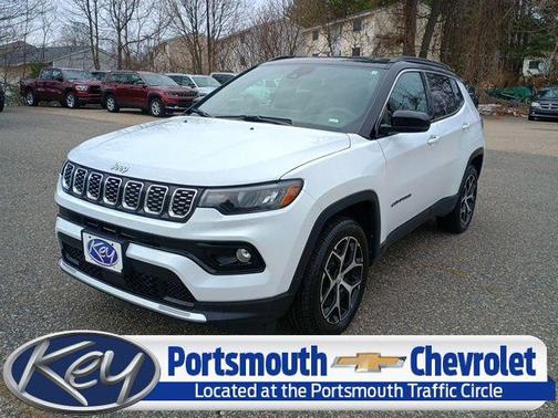 Bright White Clearcoat 2024 Jeep Compass Limited