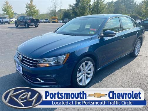 Blue Metallic 2019 Volkswagen Passat 2.0T Wolfsburg Edition