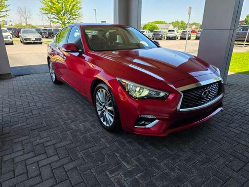 Dynamic Sunstone Red 2023 INFINITI Q50 3.0t LUXE