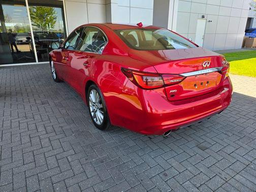 Dynamic Sunstone Red 2023 INFINITI Q50 3.0t LUXE