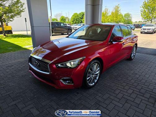 Dynamic Sunstone Red 2023 INFINITI Q50 3.0t LUXE