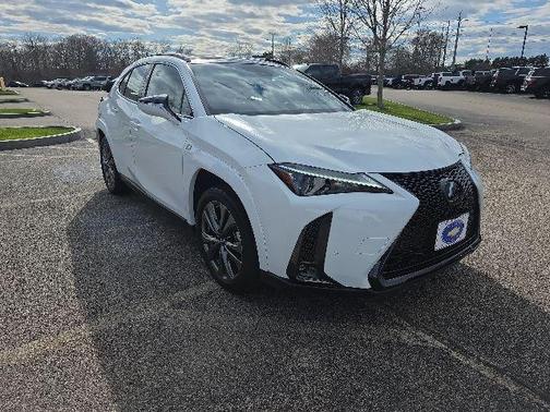 Ultra White w/Obsidian Roof 2023 Lexus UX 250h F Sport