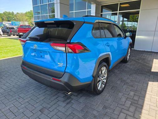 Blue Flame 2019 Toyota RAV4 XLE Premium