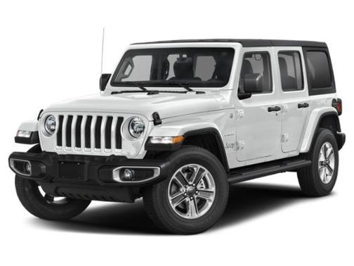 Bright White Clearcoat 2023 Jeep Wrangler 4-Door Sahara 4x4