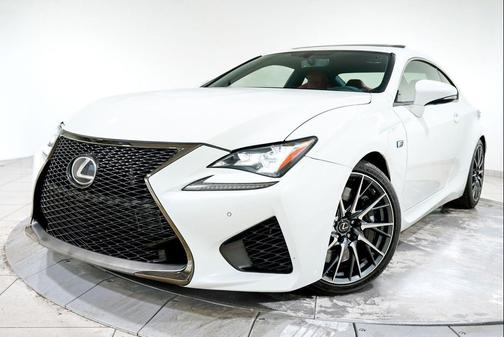 White / Black 2016 Lexus RC F Base