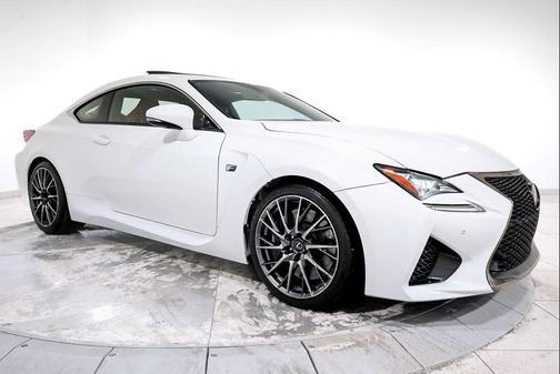 White / Black 2016 Lexus RC F Base