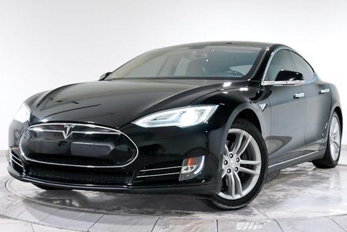 Tan 2013 Tesla Model S Base