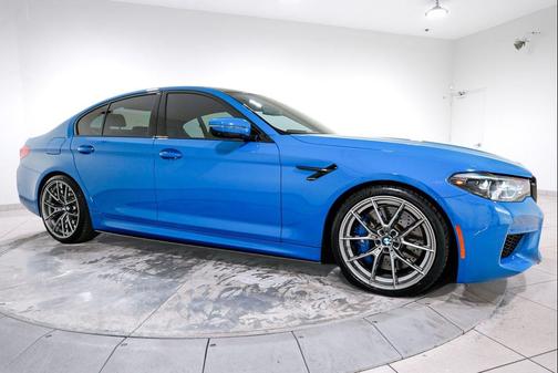 Blue / Black 2020 BMW M5 Base