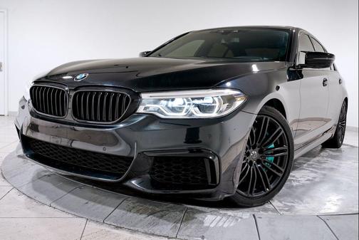 Black Sapphire Metallic 2018 BMW M550 i Xdrive