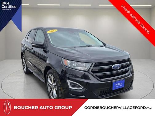 Shadow Black 2017 Ford Edge Sport