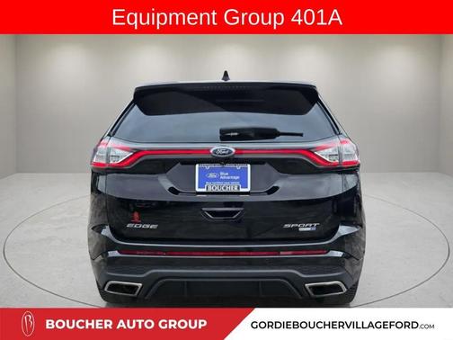 Shadow Black 2017 Ford Edge Sport