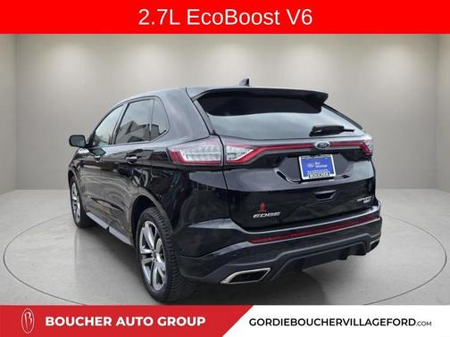 Shadow Black 2017 Ford Edge Sport