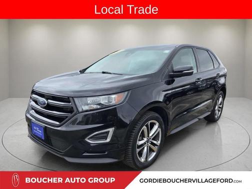 Shadow Black 2017 Ford Edge Sport