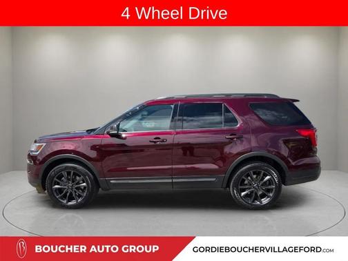 Burgundy Velvet Metallic Tinted Clearcoat 2019 Ford Explorer XLT