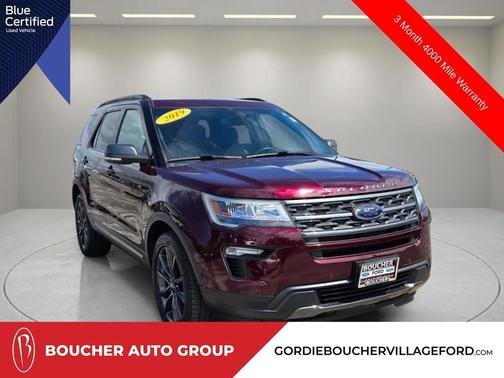 Burgundy Velvet Metallic Tinted Clearcoat 2019 Ford Explorer XLT