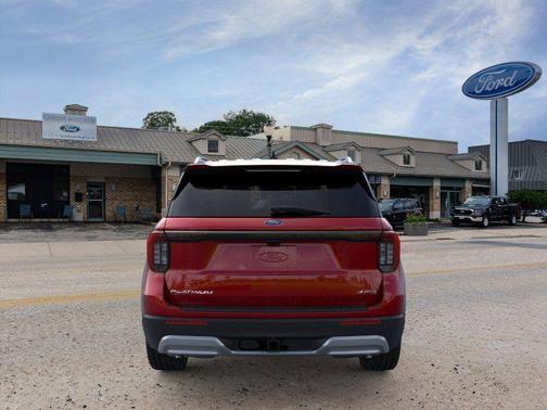 Rapid Red Metallic Tinted Clearcoat 2026 Ford Explorer Platinum