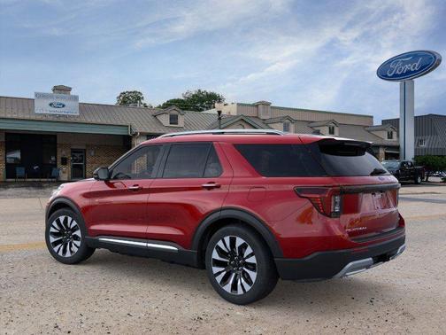 Rapid Red Metallic Tinted Clearcoat 2026 Ford Explorer Platinum