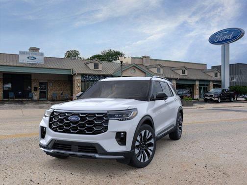 Space White Metallic 2026 Ford Explorer Platinum