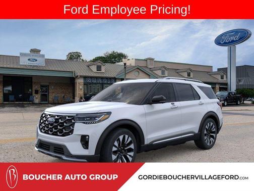 Space White Metallic 2026 Ford Explorer Platinum