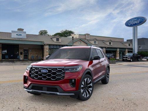 Rapid Red Metallic Tinted Clearcoat 2026 Ford Explorer Platinum