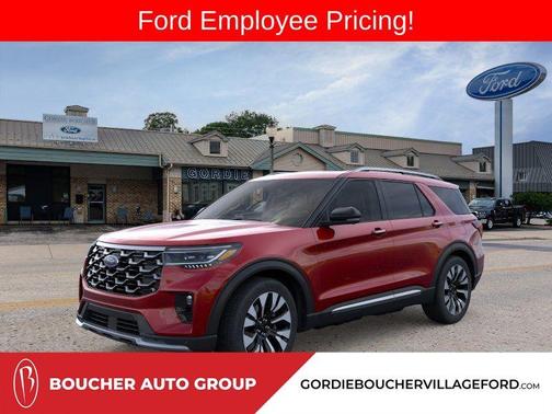 Rapid Red Metallic Tinted Clearcoat 2026 Ford Explorer Platinum