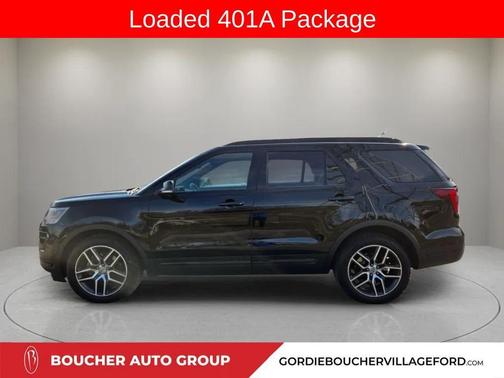 Shadow Black 2018 Ford Explorer sport