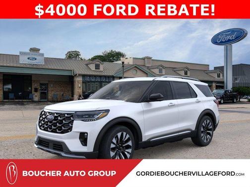 Star White 2026 Ford Explorer Platinum