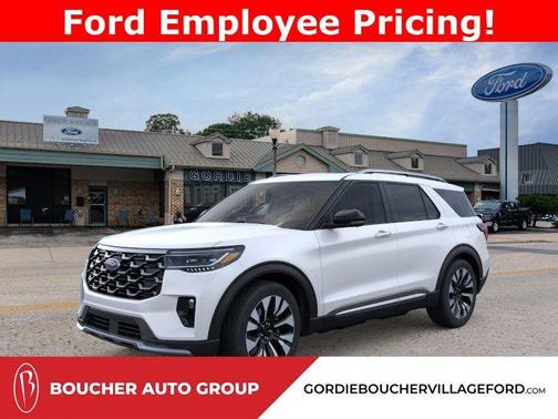 Star White 2026 Ford Explorer Platinum