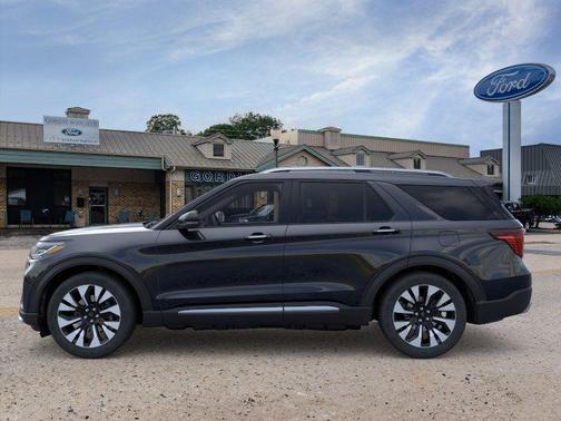 Agate Black Metallic 2026 Ford Explorer Platinum