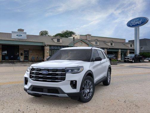 Space White Metallic 2026 Ford Explorer Active