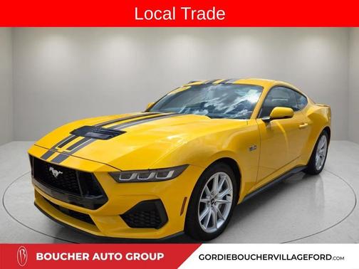 Yellow 2024 Ford Mustang GT Premium