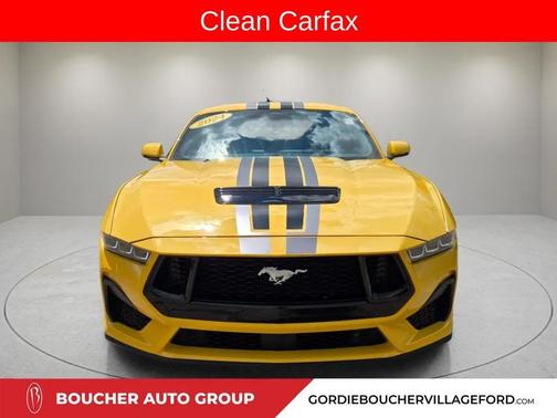 Yellow 2024 Ford Mustang GT Premium