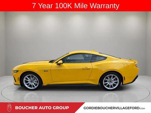 Yellow 2024 Ford Mustang GT Premium