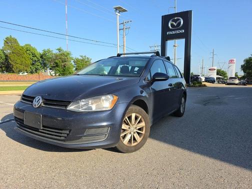 Night Blue 2016 Volkswagen Golf SportWagen TSI S 4-Door
