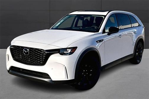 Rhodium White Premium 2026 Mazda CX-90 PHEV Premium Sport SUV