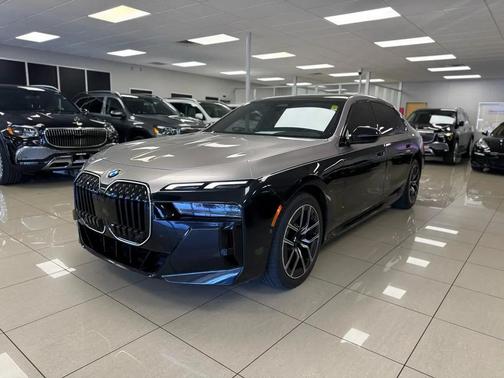 Black 2024 BMW 740 740i