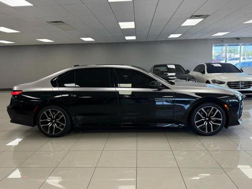 Black 2024 BMW 740 740i