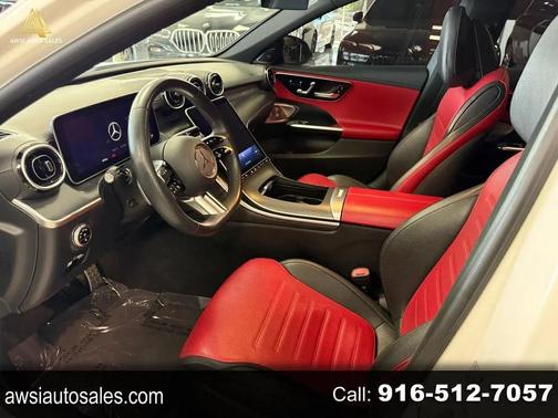 White 2024 Mercedes-Benz C-Class C300 Sedan