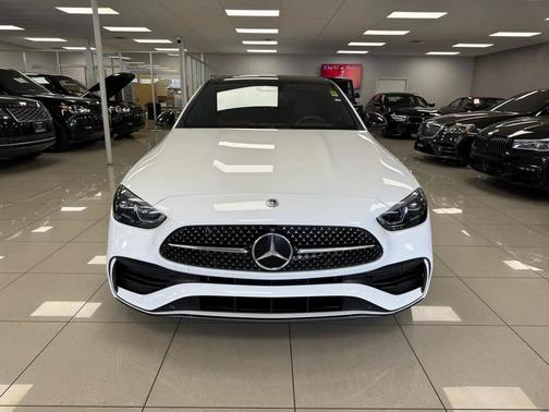 White 2024 Mercedes-Benz C-Class C300 Sedan