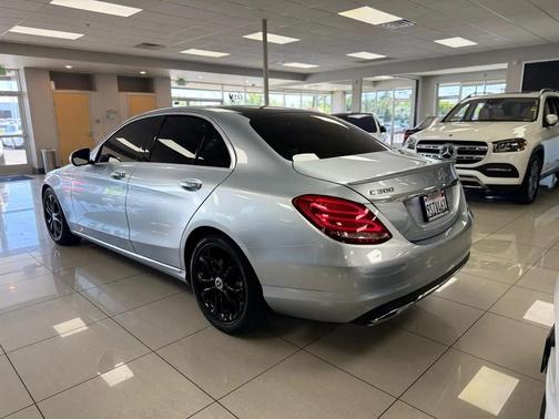 Silver 2015 Mercedes-Benz C-Class C300 Sedan