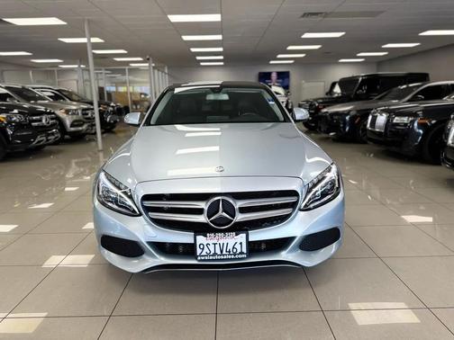 Silver 2015 Mercedes-Benz C-Class C300 Sedan