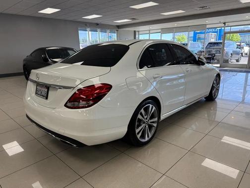 White 2018 Mercedes-Benz C-Class C300 Sedan