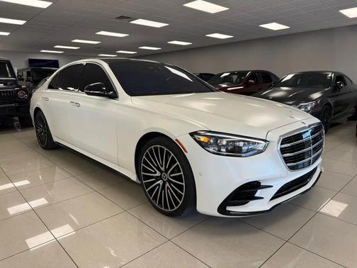 White 2022 Mercedes-Benz S-Class 4MATIC