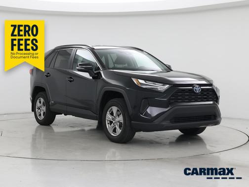 Black 2022 Toyota RAV4 Hybrid XLE
