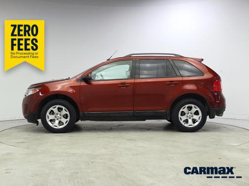 Orange 2014 Ford Edge SEL