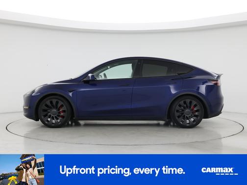 Blue 2022 Tesla Model Y Performance