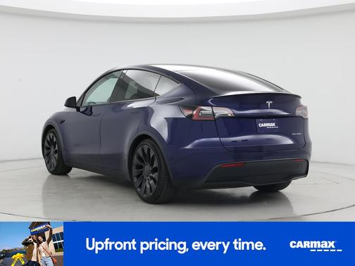 Blue 2022 Tesla Model Y Performance
