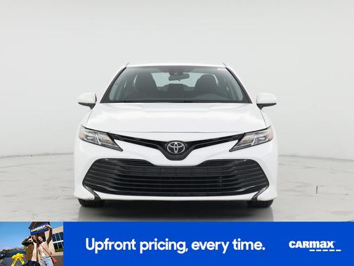 White 2019 Toyota Camry LE