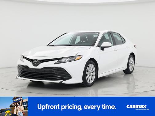 White 2019 Toyota Camry LE