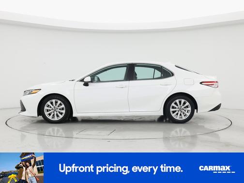 White 2019 Toyota Camry LE